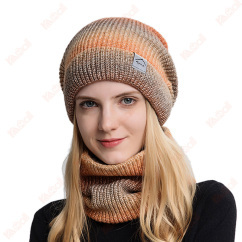 wool material beanie with brim